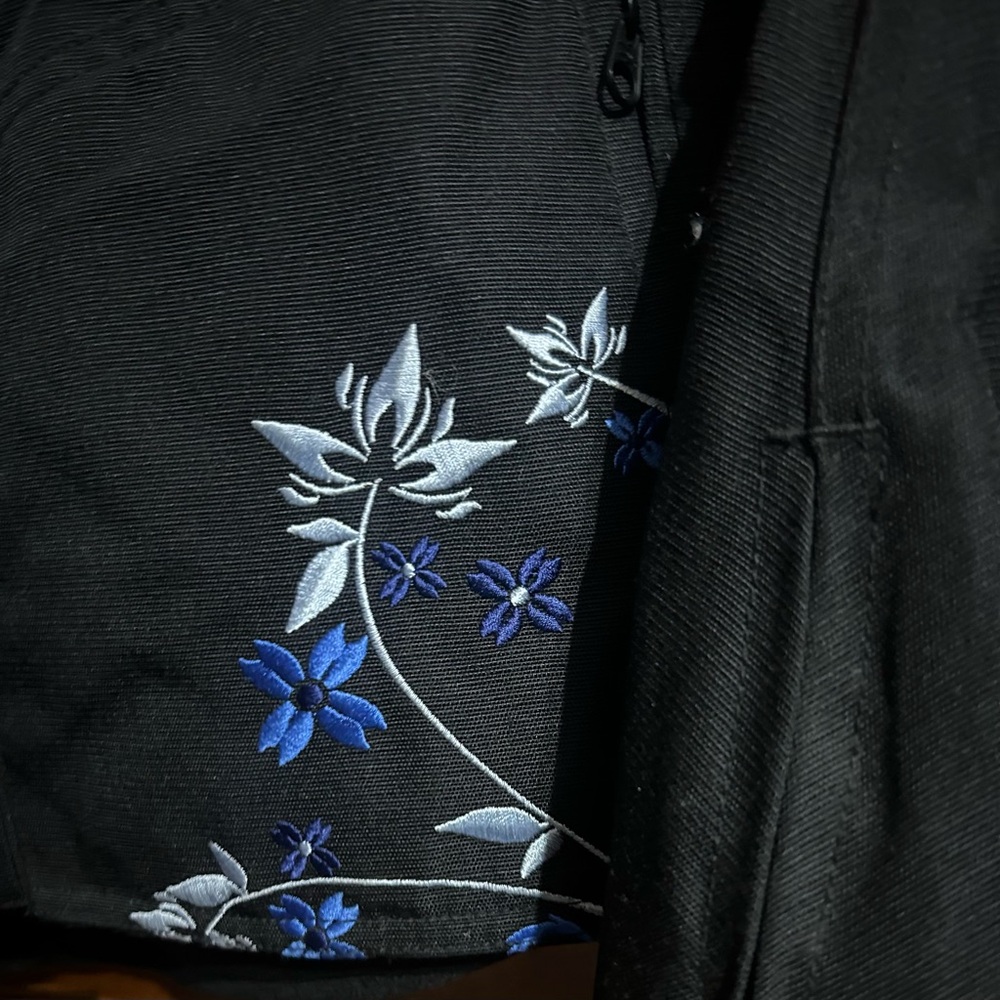 JOE ROCKET Women’s XL Motorcycle Textile Jacket Blue Floral RARE! - Picture 3 of 10
